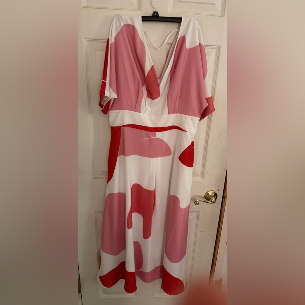 Ador Satin Maxi Dress NWT Women’s Large